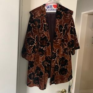 Vintage carpet coat from the 60s 70s